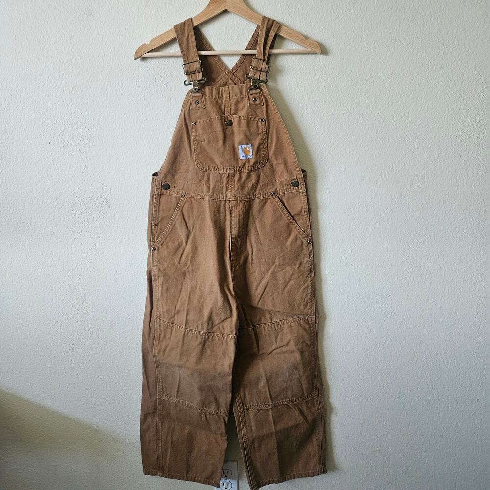 Carhartt Kids' Duck Washed Bib Overall 10